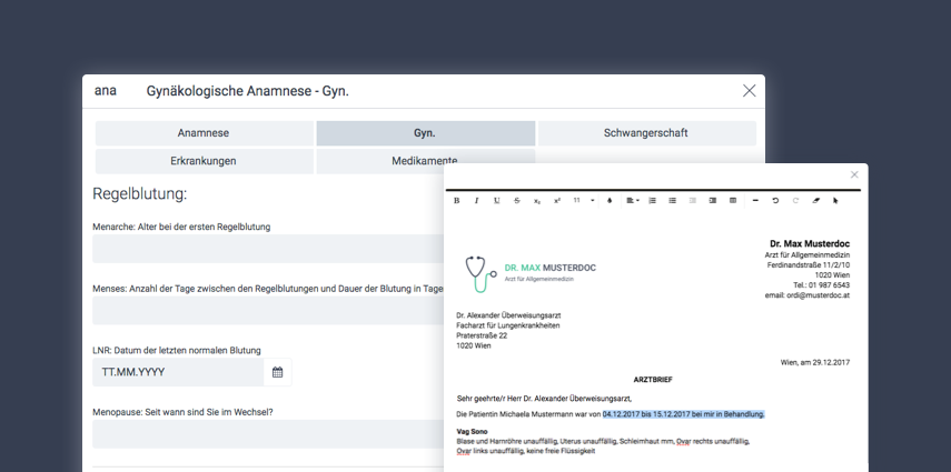 Strukturierte Patientendokumentation