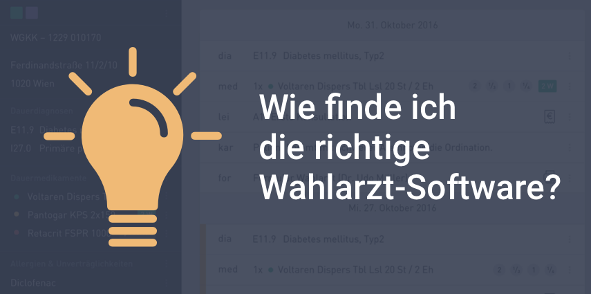 Wahlarzt-Software- wie finde ich die richtige Software?