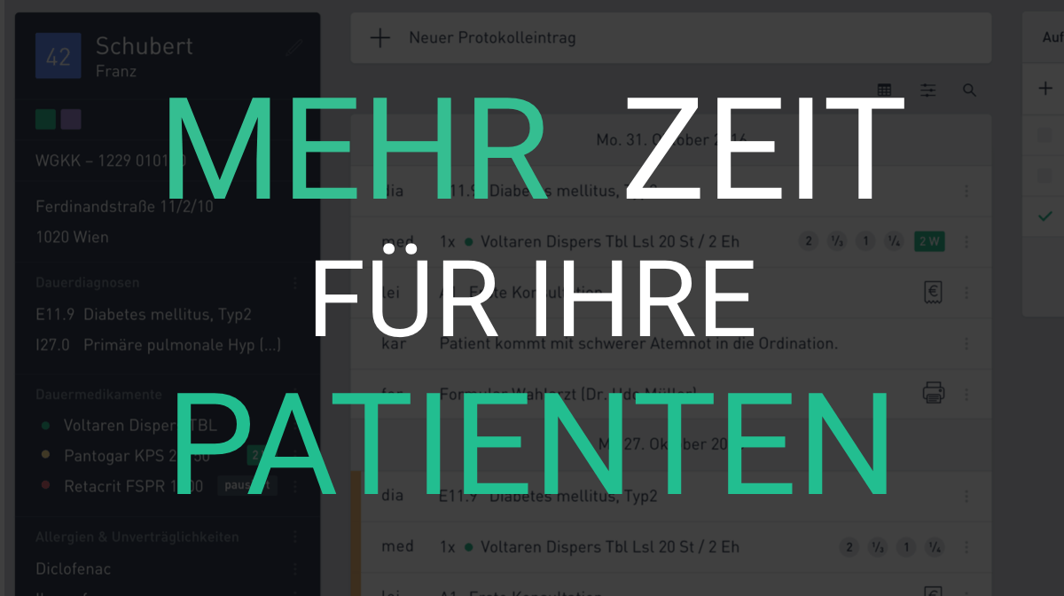 Ordinatiosnsoftware Zeit sparen