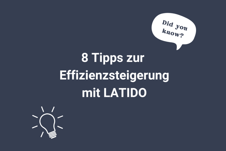 LATIDO Tipps